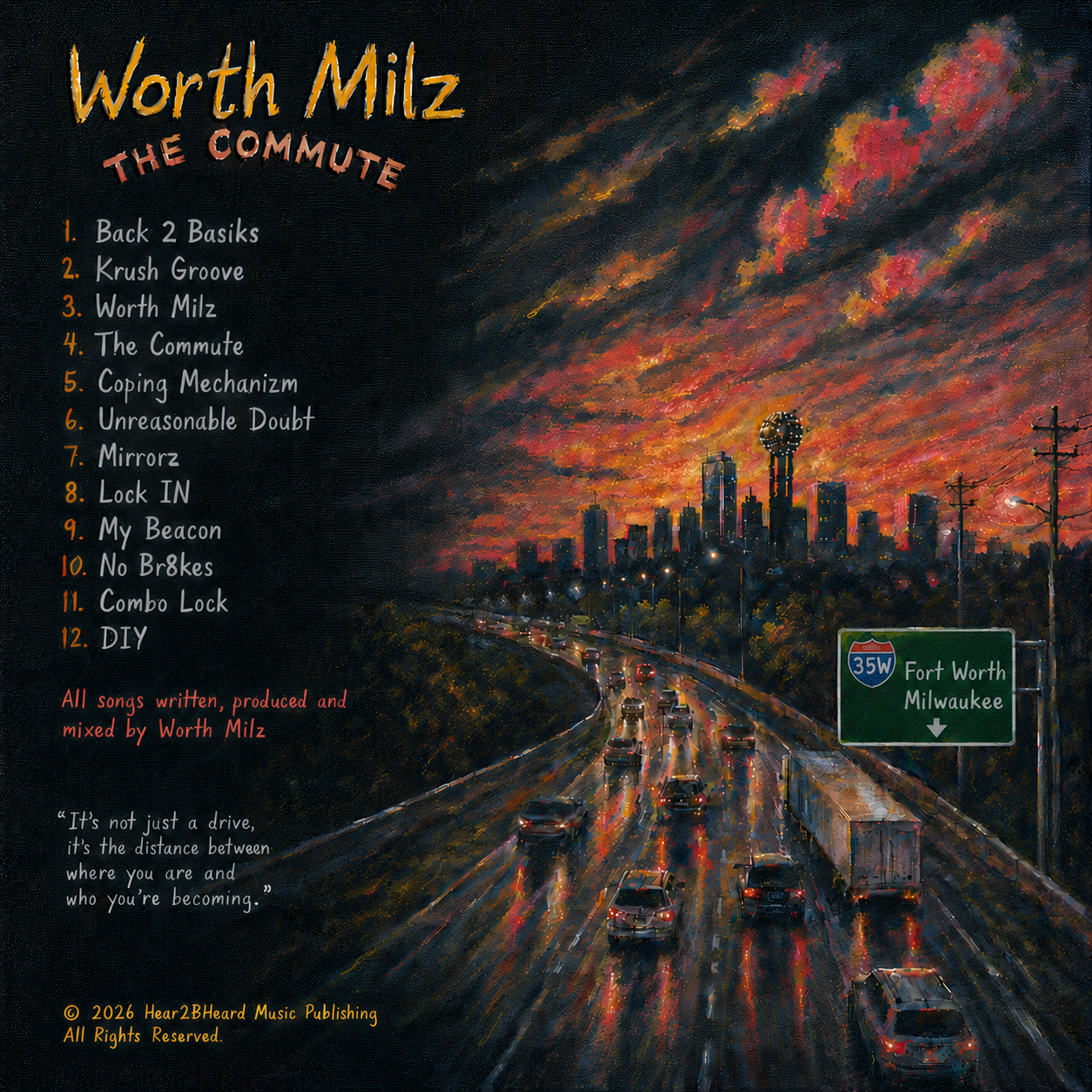 The Commute back cover by Worth Milz